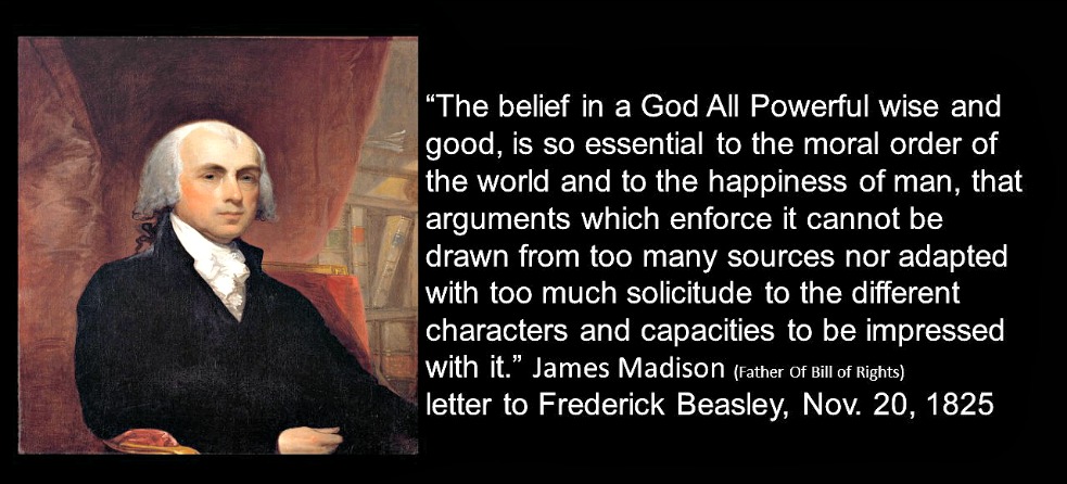 James Madison faith in God Nissi