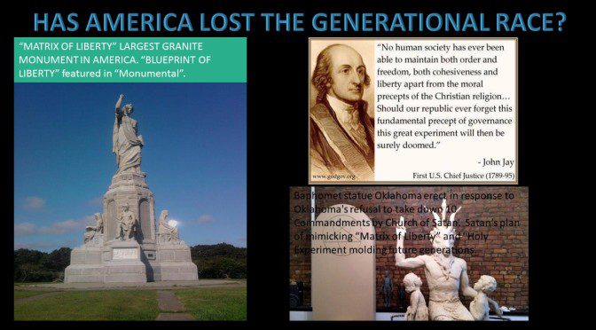 Statue with blue sky background