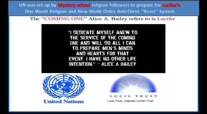UN and Lucis Trust controversial text